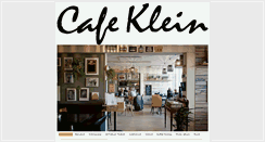 Desktop Screenshot of cafe-klein.dk