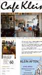 Mobile Screenshot of cafe-klein.dk