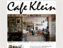 Tablet Screenshot of cafe-klein.dk